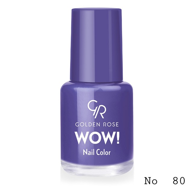 GOLDEN ROSE Wow! Nail Color 6ml-80